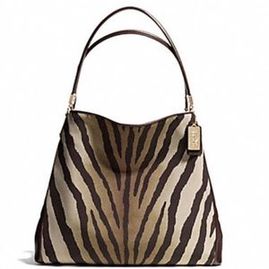 Coach Phoebe Zebra Print Handbag